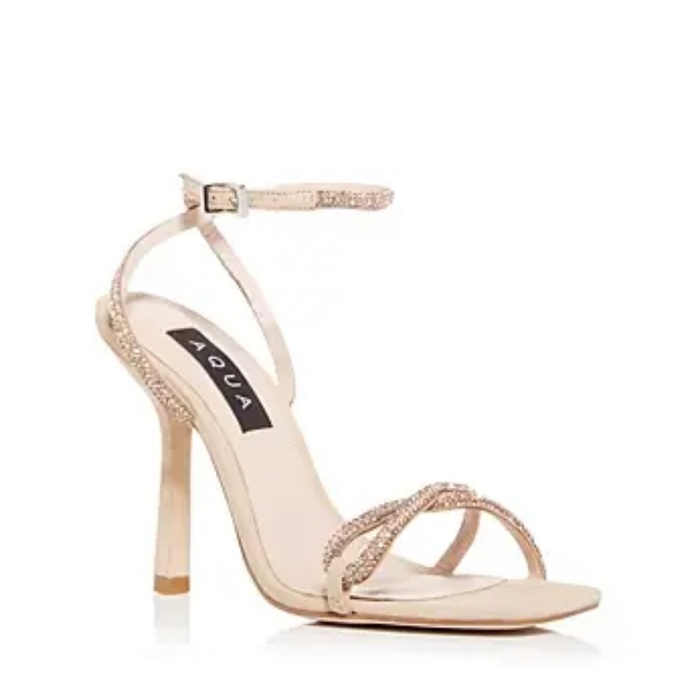 Aqua Bow Peach Sandal Size 7.5